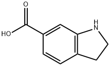 2,3-DIHYDRO-1H-INDOLE-6-CARBOXYLIC ACID Structure