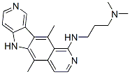 1-(gamma-Dimethylaminopropylamino)-5,11-dimethyl-6H-dipyrido(4,3-b)(3, 4-f)indole [French] Structure