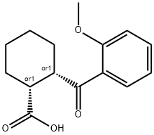 CIS-2-(2-METHOXYBENZOYL)CYCLOHEXANE-1-CARBOXYLIC ACID Structure