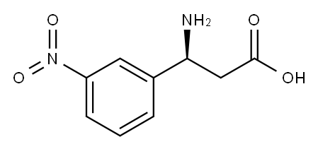 (S)-3-AMINO-3-(3-NITRO-PHENYL)-PROPIONIC ACID Structure