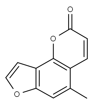 5-methylangelicin Structure