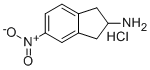 2-AMINO-5-NITROINDAN HYDROCHLORIDE Structure