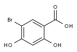 5-BROMO-2,4-DIHYDROXYBENZOIC ACID Structure
