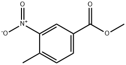 4-Methyl-3-nitrobenzoic acid methyl ester Structure