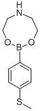 p-Methylthiobenzeneboronic acid 2,2-iminodiethyl ester Structure