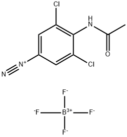 4-Acetamido-3,5-dichlorobenzenediazonium tetrafluoroborate Structure