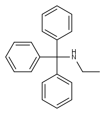 N-Tritylethanamine Structure