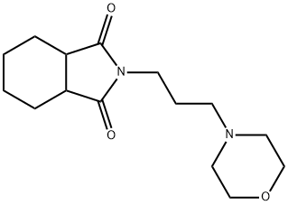 Phthalimide, N-(4-morpholinopropyl)hexahydro- Structure