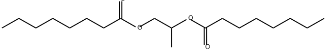 propylene di(octanoate) Structure