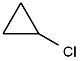 chlorocyclopropane Structure