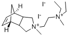 4,7-Methanoisoindolinium, 3a,7a-dihydro-2-(2-(diethylmethylammonio)eth yl)-2-methyl-, diiodide Structure