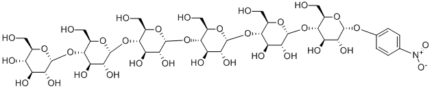 4-NITROPHENYL-ALPHA-D-MALTOHEXAOSIDE Structure