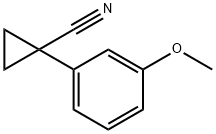 1-(3-METHOXYPHENYL)CYCLOPROPANECARBONITRILE Structure