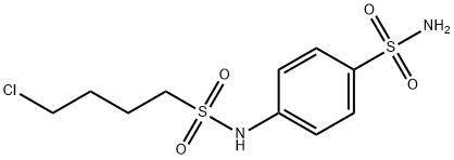 p-[[(4-chlorobutyl)sulphonyl]amino]benzenesulphonamide Structure