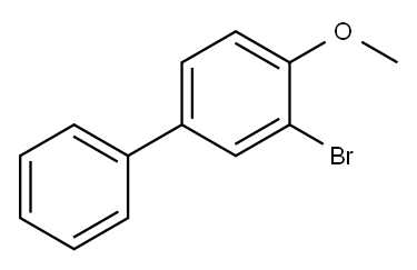 2-bromo-1-methoxy-4-phenyl-benzene Structure