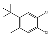 3,4-Dichloro-6-(trifluoromethyl)toluene Structure