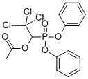 O,O-Diphenyl (1-acetoxy-2,2,2-trichloroethyl)phosphonate Structure