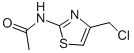 2-ACETAMIDO-4-(CHLOROMETHYL)THIAZOLE Structure