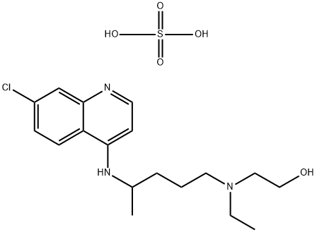 Hydroxychloroquine sulfate Structure