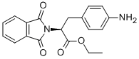 4-Amino-L-phenyl-N-phthalylalanine ethyl ester Structure