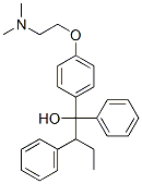 alpha-[4-[2-(dimethylamino)ethoxy]phenyl]-beta-ethyl-alpha-phenylphenethyl alcohol Structure