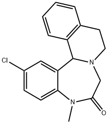 Clazolam Structure