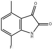 7-Fluoro-4-Methyl Isatin Structure