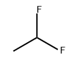 Difluoroethane Structure