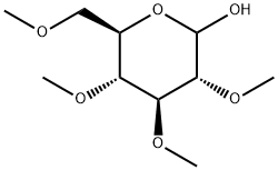 2,3,4,6-TETRAMETHYL-D-GLUCOSE Structure