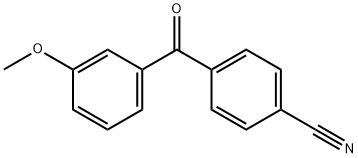 4-CYANO-3'-METHOXYBENZOPHENONE Structure