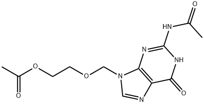 9-[(2-Acetoxyethoxy)methyl]-N2-acetylguanine Structure