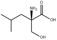 DL-2-ISOBUTYLSERINE Structure