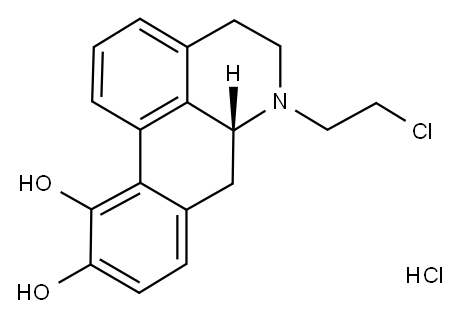 R(-)-CHLOROETHYLNORAPOMORPHINE HCL Structure