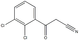 2,3-Dichlorobenzoylacetonitrile Structure