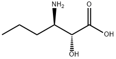(2R,3R)-3-AMINO-2-HYDROXYHEXANOIC ACID Structure