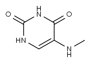 5-Methylaminouracil Structure