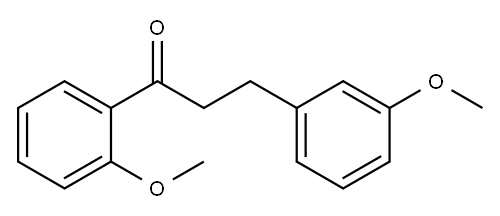 2'-METHOXY-3-(3-METHOXYPHENYL)PROPIOPHENONE Structure