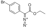 Ethyl 2-(4-bromophenyl)-2-diazoacetate Structure