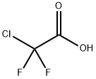 Chlorodifluoroacetic acid Structure