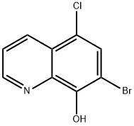 7-BROMO-5-CHLORO-8-HYDROXYQUINOLINE Structure