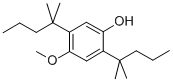 2,5-BIS(1,1-DIMETHYLBUTYL)-4-METHOXYPHENOL Structure