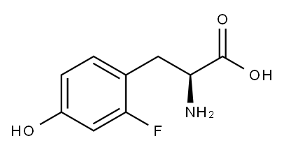 2-AMINO-3-(2-FLUORO-4-HYDROXY-PHENYL)-PROPIONIC ACID Structure