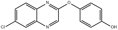 6-CHLORO-2-[(4-HYDROXYPHENYL)OXY]QUINOXALINE Structure