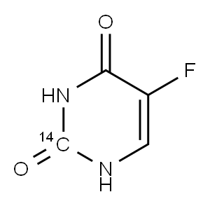 5-FLUOROURACIL, [2-14C] Structure