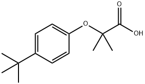 2-[4-(TERT-BUTYL)PHENOXY]-2-METHYLPROPANOIC ACID Structure
