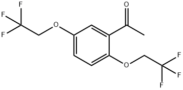 2',5'-BIS(2,2,2-TRIFLUOROETHOXY)ACETOPHENONE Structure