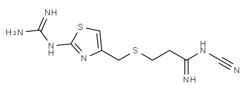 N-DesaMinosulfonyl-N-cyano FaMotidine Structure