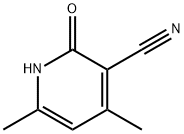 3-Cyano-4,6-dimethyl-2-hydroxypyridine Structure
