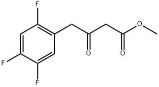 Methyl 3-Oxo-4-(2,4,5-trifluorophenyl)butanoate Structure