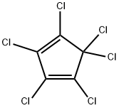 Hexachlorocyclopentadiene Structure